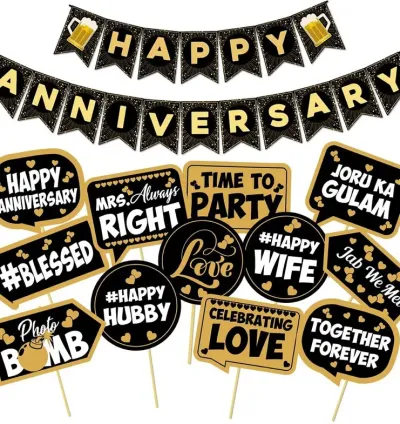 Party Propz Happy Anniversary Decoration Items